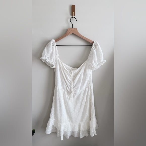 Princess Polly Mikail Embroidered Mini Dress in White - Picture 6 of 8